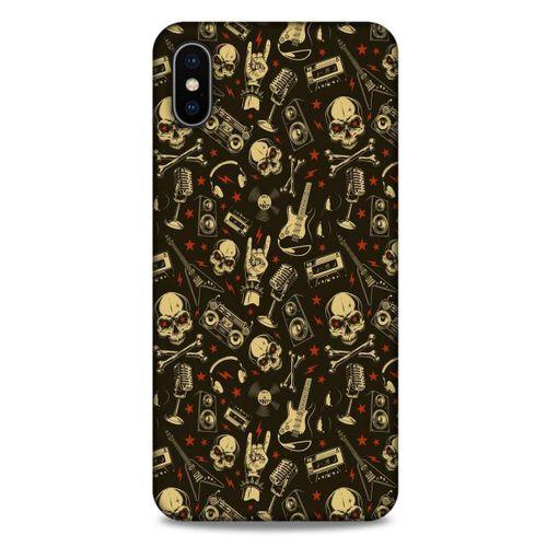 Retro (8) Desen Baskılı Kılıf Renkli Apple iPhone XS Max Kılıf