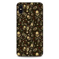 Retro (8) Desen Baskılı Kılıf Renkli Apple iPhone XS Max Kılıf