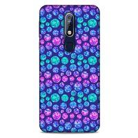 Geometrix 58 Nokia 7.1 Kılıf Silikon Kapak