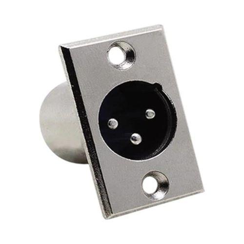 Elektromer Canon XLR 3 Pin Erkek Şase Konnektör
