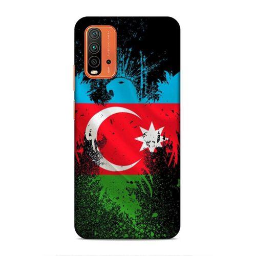 Xiaomi Redmi 9T Uyumlu Kılıf Azarbaijan (34) Slim Armor Kılıf Bayrak