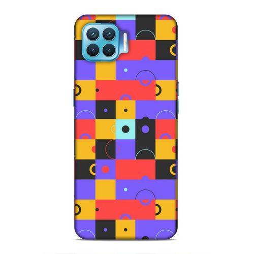 Oppo Reno 4 Lite Uyumlu Kılıf Insomnia (37) Silicone Cover Mor Sarı