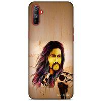 Retro (31) Desen TPU Kılıf Renkli Oppo Realme C3 Kılıf