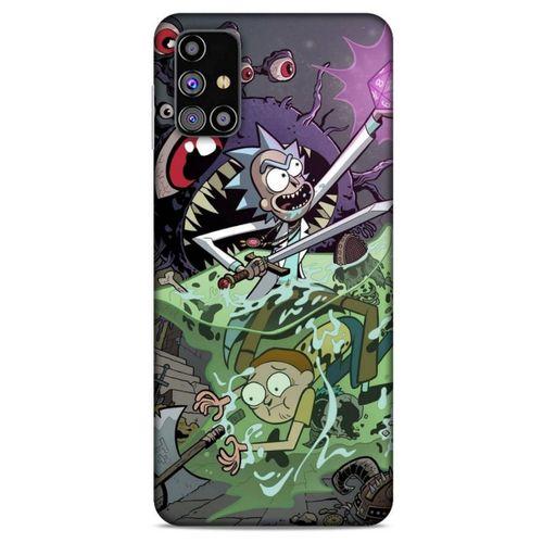 Samsung Galaxy M31s Uyumlu Kılıf Rick And Morty (25) Antişok Kapak Tricia Lange