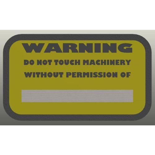 Dokunmayın Uyarı Tabelası (Bu ürün Sadece Plastik parçadır - Almadan Önce Soru Sorabilirsiniz)