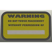 Dokunmayın Uyarı Tabelası (Bu ürün Sadece Plastik parçadır - Almadan Önce Soru Sorabilirsiniz)