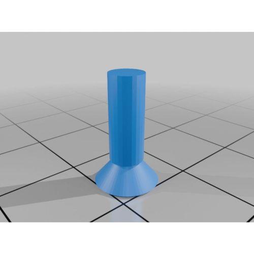 4mm Havşa Başlı Somun Aparatı – 3D Baskı Mekanik Parça (Bu ürün Sadece Plastik parçadır - Almadan Önce Soru Sorabilirsiniz)