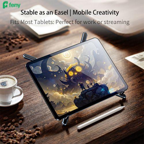 FENY FN-MS10, Magsafe, Dönebilen, Ayarlanabilir, Taşınabilir, Katlanır, Telefon-Tablet-Notebook Uyumlu, Yükseklik Ayarlı, Alüminyum Stand