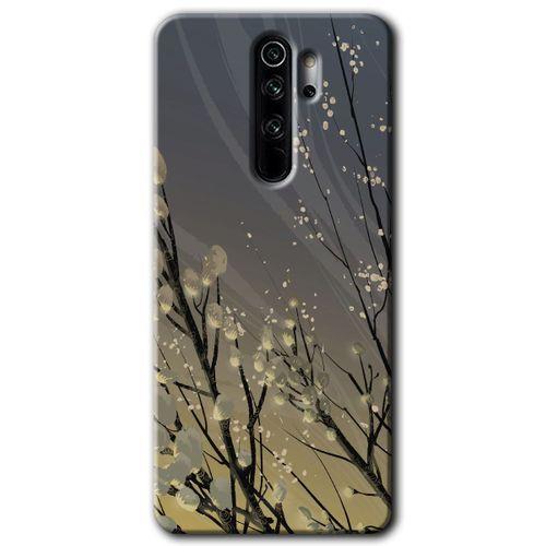 Xiaomi Redmi Note 8 Pro Kılıf HD Desen Baskılı Arka Kapak - Branches Flowers