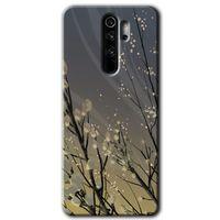 Xiaomi Redmi Note 8 Pro Kılıf HD Desen Baskılı Arka Kapak - Branches Flowers