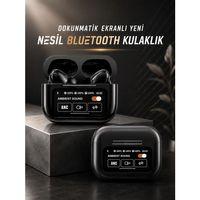 Bluetooth Kulaklık Kablosuz Ekranlı Anc enc Destekli Dokunmatik