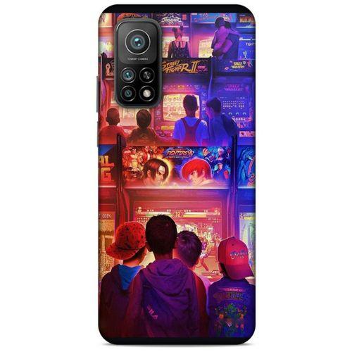 Retro (33) Desen Hybrid Kılıf Renkli Xiaomi Mi 10T Pro 5G Kılıf