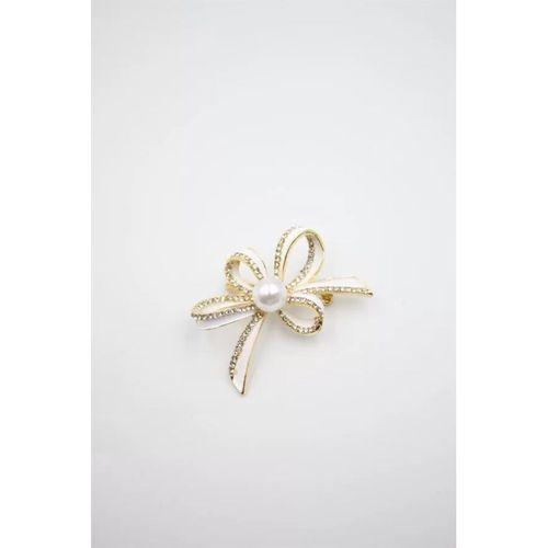 Çiçek Broş - Altın