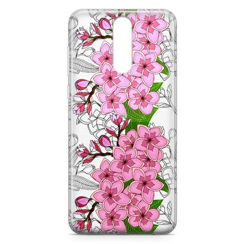 Huawei Nova 2i Kılıf Fethiye Çiçekleri Arka Kapak Koruma Desenli Full Koruyucu