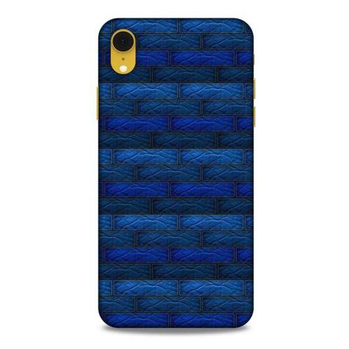 Apple iPhone XR Kılıf Patchwork (43) Thin Fit Kılıf Mavi Tonları