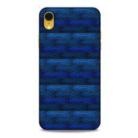 Apple iPhone XR Kılıf Patchwork (43) Thin Fit Kılıf Mavi Tonları