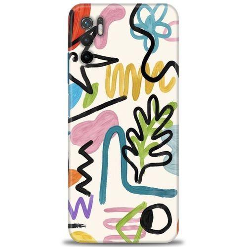 Xiaomi Poco M3 Pro Kılıf HD Baskılı Kılıf - Çizimler + Tam Ekran Koruyucu