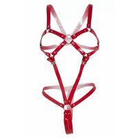 Tokalı Seksi Deri Fantazi Giyim - Brf312