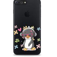 Zoologix (75) Apple Iphone 8 Plus Şeffaf Kılıf Silikon Desenli