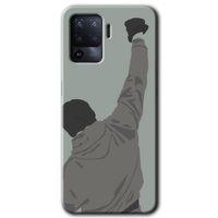 MRCİLETİSİM Oppo Reno 5 Lite Kılıf Kapak - Artwork Wide +Hayalet Ekran Yandan Gözükmez
