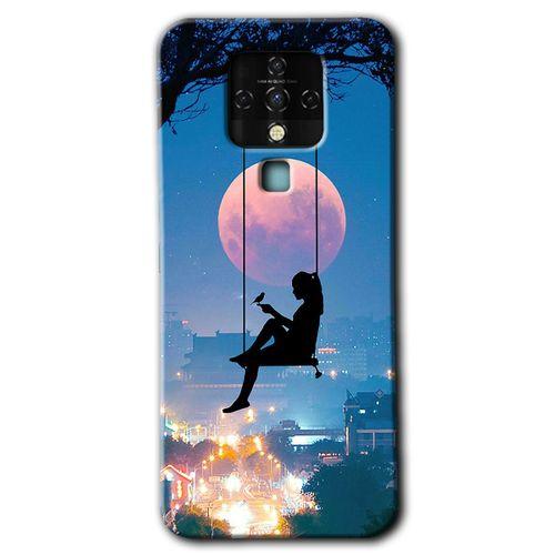 Potkal Hediye Fabrikası Tecno Camon 16 Kılıf HD Desen Baskılı Arka Kapak - Yalnız Kadın