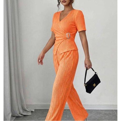 Kadın Toka Detaylı Kruvaze Takım