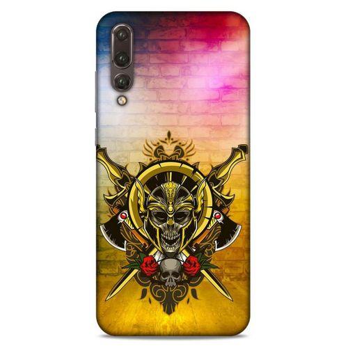 Lopard Huawei P20 Pro Uyumlu Kılıf Tattoo's (38) Neo Hybrid Kılıf Kılıç Dövmesi