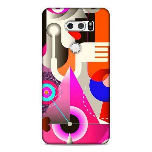 Lopard LG K40S Uyumlu Kılıf Soyut Sanat (17) Baskılı Tasarım Kılıf