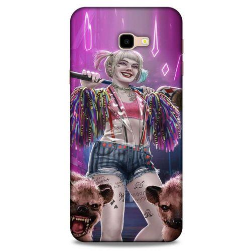 Samsung Galaxy J4 Plus Uyumlu Kılıf Harley Quinn (35) Fit Design Kılıf Lavanta pembesi
