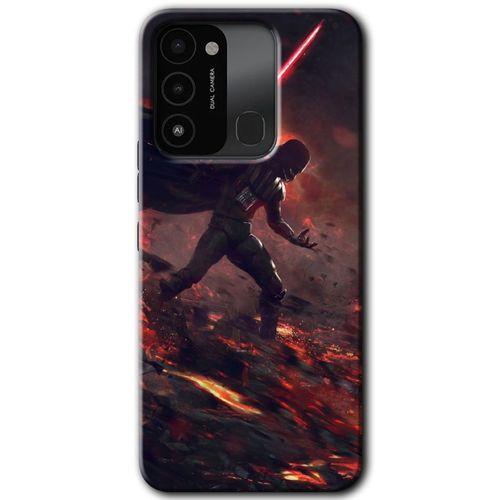 Tecno Spark 8C Kılıf HD Desen Baskılı Arka Kapak - Darh Vader Wars