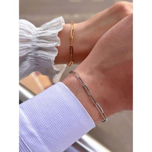 Çift Sevgili Bilekliği Çelik Bileklik Seti Kişiselleştirilebilir Hediye Seti VS.BLKT.0234