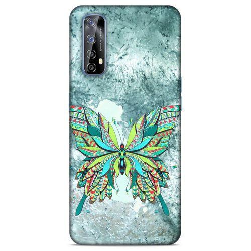 Lopard Huawei P Smart 2021 Uyumlu Kılıf Tattoo's (22) Tam Koruma Kılıfı Kelebek Dövme