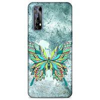 Lopard Huawei P Smart 2021 Uyumlu Kılıf Tattoo's (22) Tam Koruma Kılıfı Kelebek Dövme