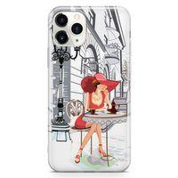 Apple iPhone 11 Pro Max Kılıf Cafemiz Arka Kapak Koruma Desenli Full Koruyucu