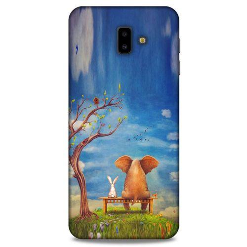 Samsung Galaxy J6 Plus Kılıf Depresyon (28) Arka Kapak Kırmızı Siyah