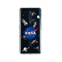 Oppo Reno 2Z Nasa Desenli Premium Şeffaf Silikon Kılıf