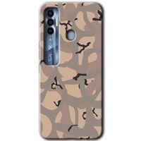 Potkal Hediye Fabrikası Tecno Spark 7 Pro Kılıf HD Desen Baskılı Arka Kapak - Kamuflaj 6