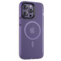 Apple iPhone 14 Pro Max Kılıf Mat Arka Yüzey Wireless Şarj Özellikli Zore Locik Kapak