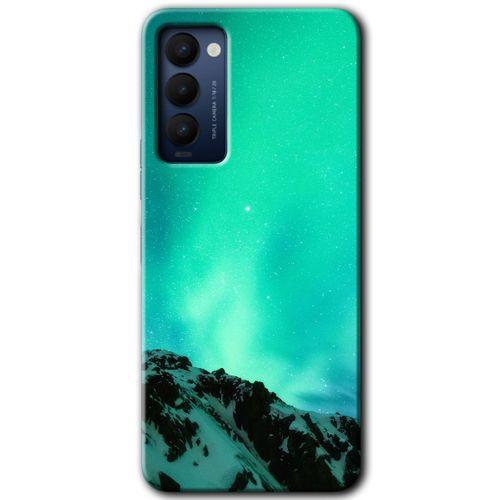 Potkal Hediye Fabrikası Tecno Camon 18P Kılıf HD Desen Baskılı Arka Kapak - Portakal Çiçeği