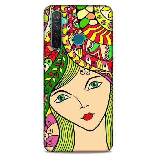 Lopard Oppo Realme 5 Pro Uyumlu Kılıf Sürreal Yüzler ♀ (43) Thin Fit Kılıf Baskılı