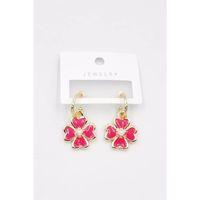 Çiçek Küpe - Pembe