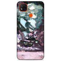 Lopard Xiaomi Redmi 9C Uyumlu Kılıf Soyut Sanat (39) Baskılı Liquid Crystal Kılıf