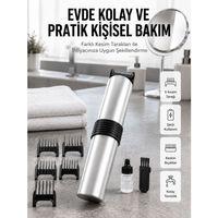 Yeni Nesil Profesyonel Şarjlı Saç Sakal Tıraş Makinesi Ayarlanabilir 4 Taraklı