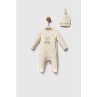 Moi Noi My Bear Şapkalı Tulum MNB1296 Ekru