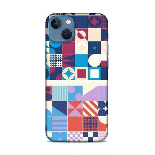 Apple iPhone 13 Mini Uyumlu Kılıf Insomnia (5) Koruma Kabı Lacivert Kırmızı