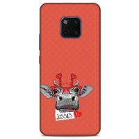 Animax Cute Cow Huawei Mate 20 Pro Kılıf Desenli Silikon