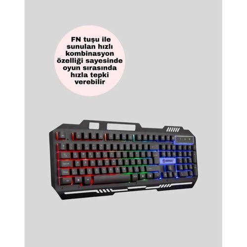 Pg8018 Led Aydınlatmalı Mekanik Klavye Mouse – Oyunlarda Üstün Performans