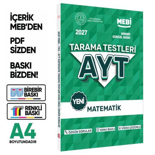 2027 YKS-AYT MEBİ-OGM 4lü Özgün Tarama Sayısal (SAY) Test Kitabı SETİ A4 Boyut BASKI ÜCRETİ