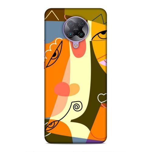 Xiaomi Poco F2 Pro Uyumlu Kılıf Face'X 48 Bumper Kılıf Karakalem