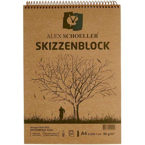 ALEX KRAFT SPİRALLİ BLOK A4 60 Yaprak (ALEX-1022 )